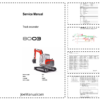 Wacker Neuson 8003 Track Excavator Service Manual