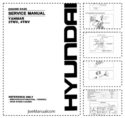 Yanmar 3TNV 4TNV Tier2 Engine Service Manual