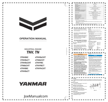 Yanmar TNV Series Common Rail Engines Operation Manual
