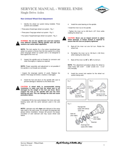 VDL Dana Axle Service Manual - Image 5