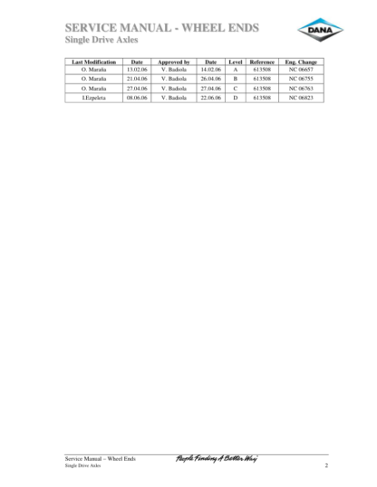 VDL Dana Axle Service Manual - Image 4