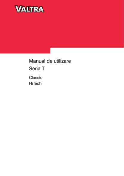 Valtra T121c T171c T121h T191h Tractors User Manual - Image 2