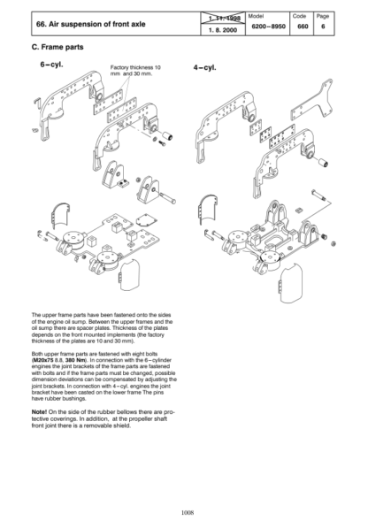 Valtra Valmet Hi Tech 6000 8950 Tractor Service Manual - Image 6