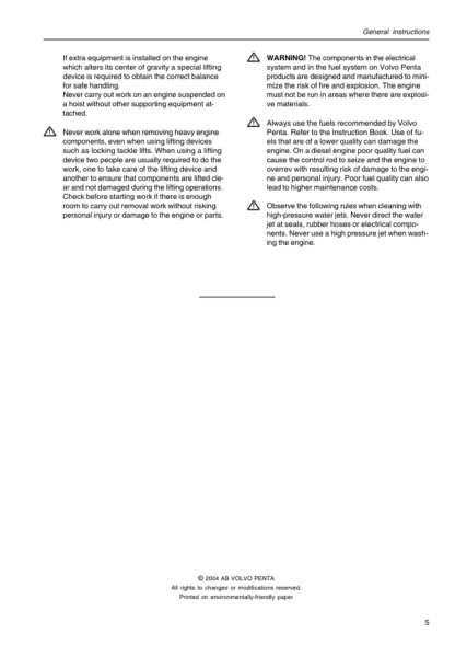 Volvo Penta TD1030ME VEG GEP- TAD1232GE Workshop Manual - Image 13