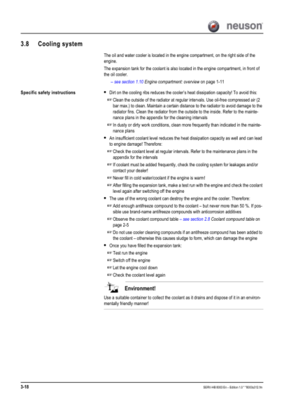 Wacker Neuson 8003 Track Excavator Service Manual - Image 11