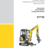 Wacker Neuson ET18  Track Excavators Spare Parts Catalog - Image 2