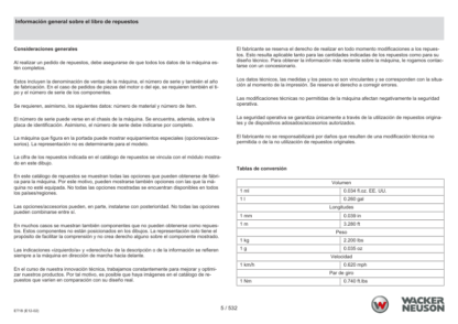 Wacker Neuson ET18  Track Excavators Spare Parts Catalog - Image 6