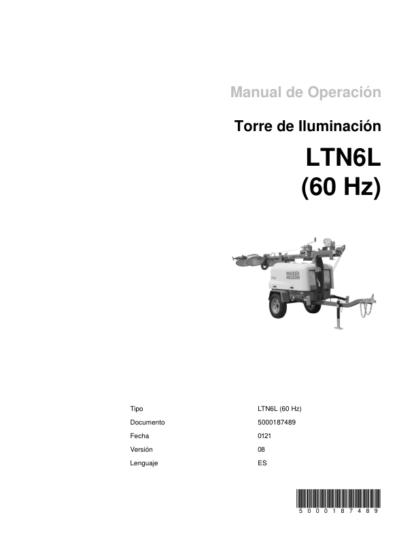 Wacker Neuson LTN 6L Light Tower Operators Manual - Image 2