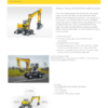 Wacker Neuson Wheel Excavators EW100 Specs - Image 2
