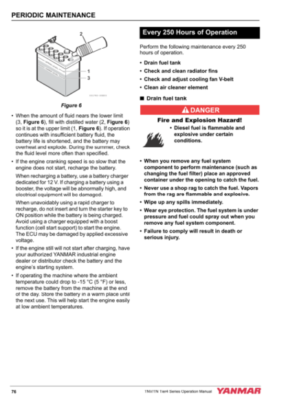 Yanmar TNV Series Common Rail Engines Operation Manual - Image 11