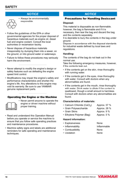 Yanmar TNV Series Common Rail Engines Operation Manual - Image 8