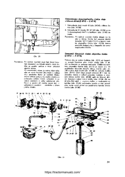 Zetor 47 57 67 Series Tractors Service Manual - Image 7