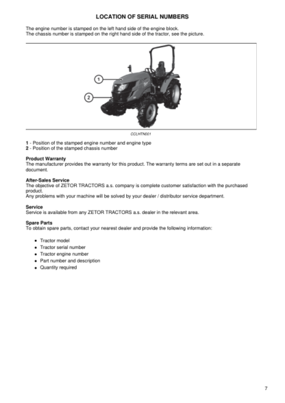Zetor Compax HT 35 40 Tractors Operator Manual - Image 7