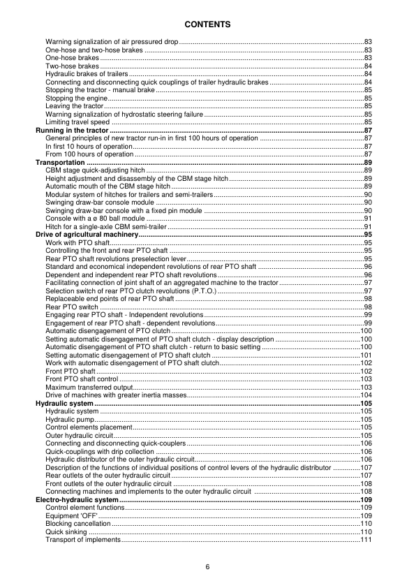 Zetor Crystal 150 160 Tractors Operator Manual - Image 7