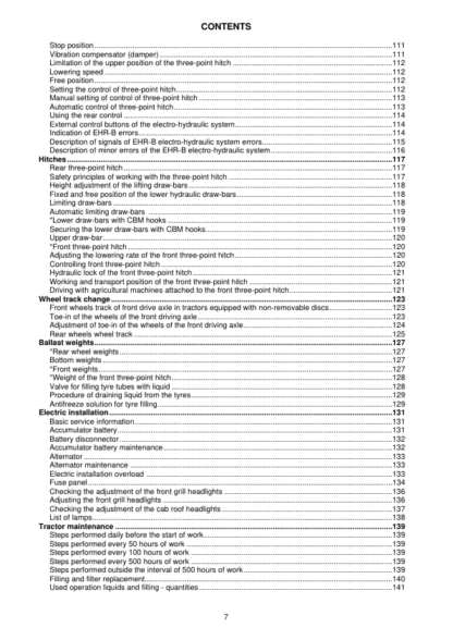 Zetor Crystal 150 160 Tractors Operator Manual - Image 8