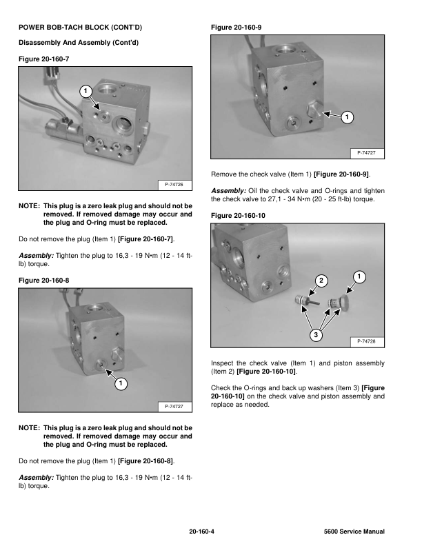 Bobcat 5600 Utility Work Machine Service Manual A94Y11001 - Image 7