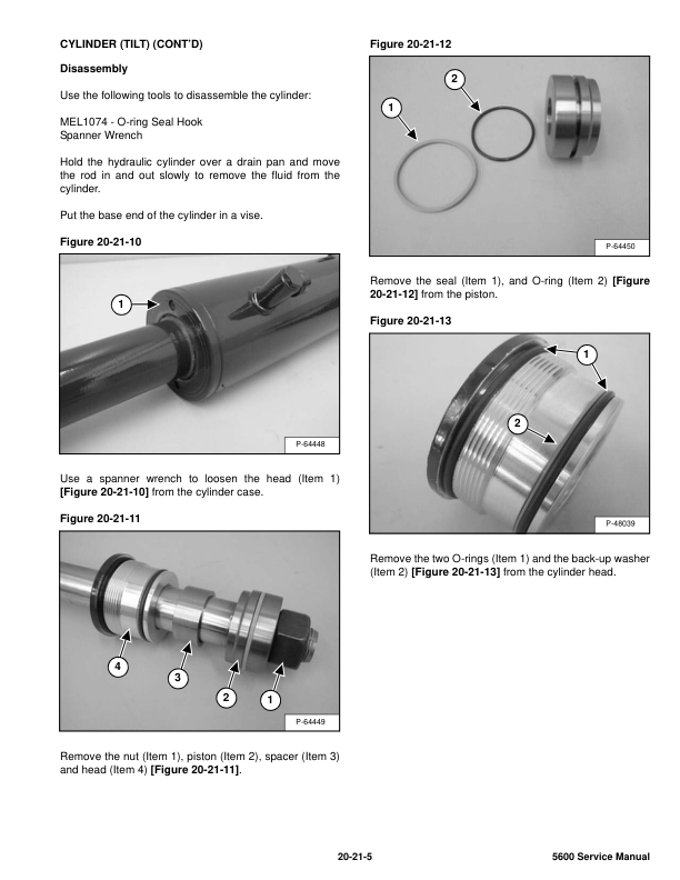 Bobcat 5600 Utility Work Machine Service Manual A94Y11001 - Image 5