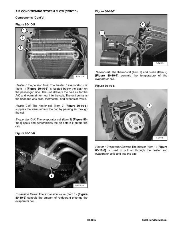 Bobcat 5600 Utility Work Machine Service Manual A94Y11001 - Image 10