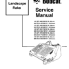 Bobcat Landscape Rake Service Manual - Image 2