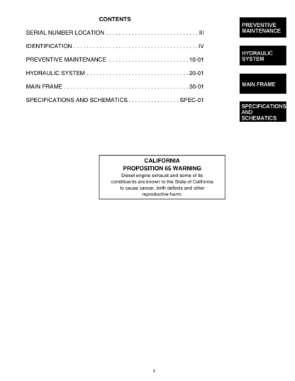 Bobcat Landscape Rake Service Manual - Image 4