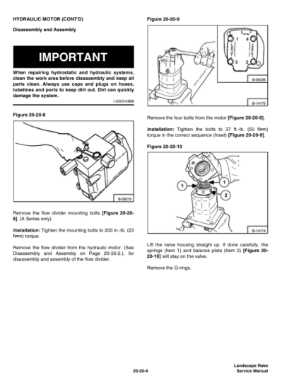 Bobcat Landscape Rake Service Manual - Image 5