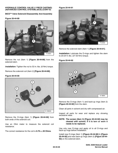 Bobcat S250 S300 Skid Steer Loader Service Manual 5260 2561 5258 5259 - Image 7
