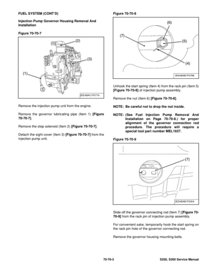 Bobcat S250 S300 Skid Steer Loader Service Manual 5309 5310 5311 5312 - Image 10