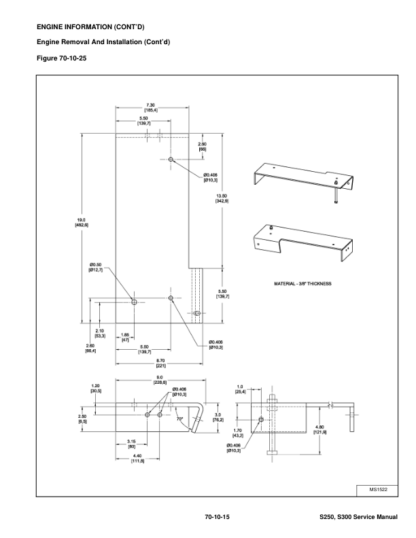 Bobcat S250 S300 Skid Steer Loader Service Manual 5309 5310 5311 5312 - Image 9