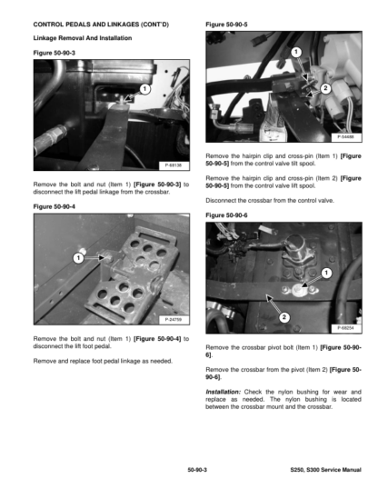 Bobcat S250 S300 Skid Steer Loader Service Manual 5309 5310 5311 5312 - Image 8