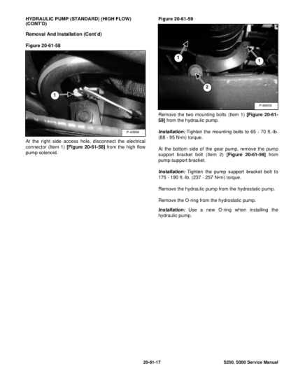 Bobcat S250 S300 Skid Steer Loader Service Manual 5309 5310 5311 5312 - Image 7