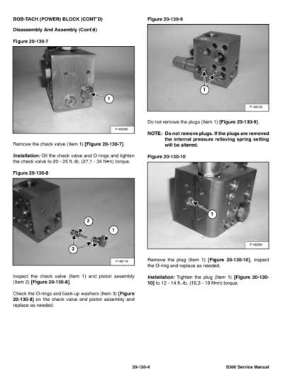 Bobcat S300 Skid Steer Loader Service Manual AJ4M11001 - Image 9