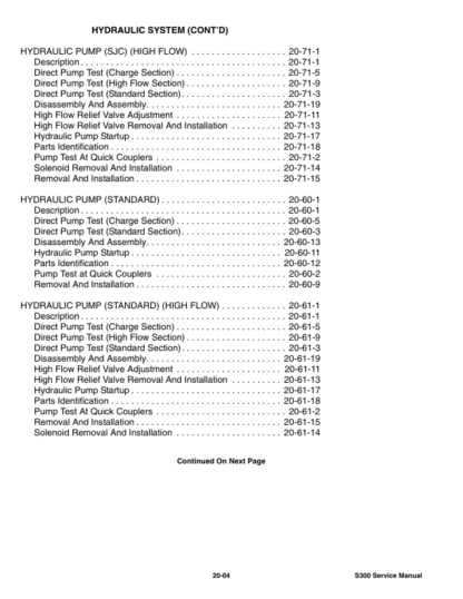 Bobcat S300 Skid Steer Loader Service Manual AJ4M11001 - Image 12