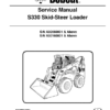 Bobcat S330 Skid Steer Loader Service Manual A02060001 A02160001 - Image 2