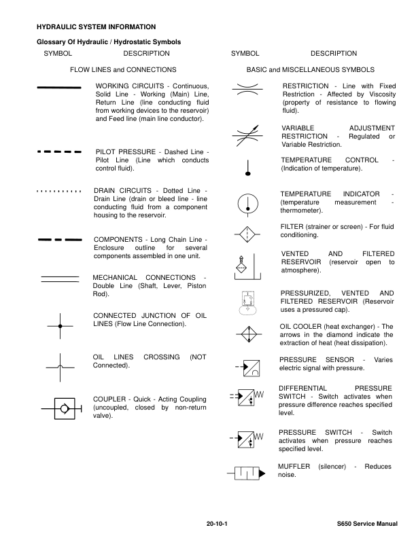 Bobcat S630 Skid Steer Loader Service Manual A3NT11001 A3NU11001 - Image 5