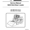 Bobcat S630 Skid Steer Loader Service Manual A3NT11001 A3NU11001 - Image 2