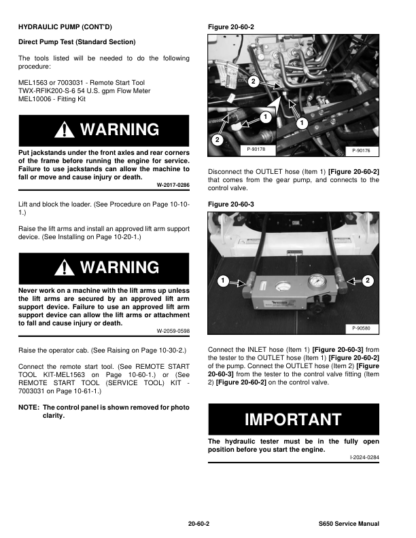 Bobcat S650 Skid Steer Loader Service Manual A3NV11001 A3NW11001 - Image 5