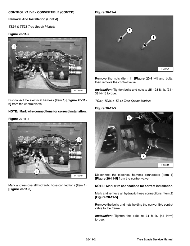 Bobcat TS24 TS28 TS32 TS36 TS44 Tree Spade Service Manual - Image 6