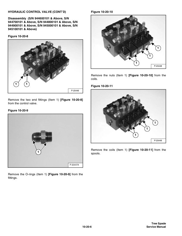 Bobcat TS30C TS30M TS30T TS34C TS34T TS36M TS44C TS44M Tree Spade Service Manual - Image 6