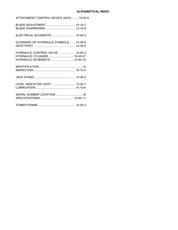 Bobcat TS30C TS30M TS30T TS34C TS34T TS36M TS44C TS44M Tree Spade Service Manual - Image 3