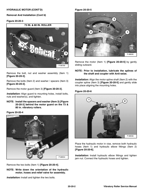 Bobcat Vibratory Roller Implement Service Manual AFLJ00101 AFLK AFLD AFLE AFLC - Image 5