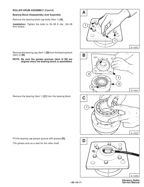 Bobcat Vibratory Roller Implement Service Manual - Image 7
