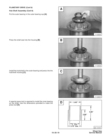Bobcat WS12 WS18 Wheel Saw Service Manual - Image 7