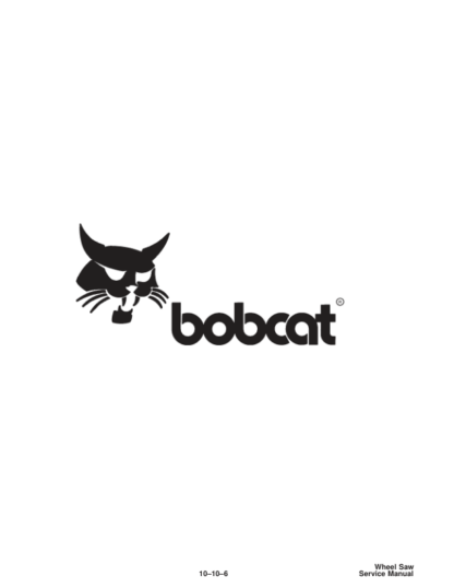 Bobcat WS12 WS18 Wheel Saw Service Manual - Image 5