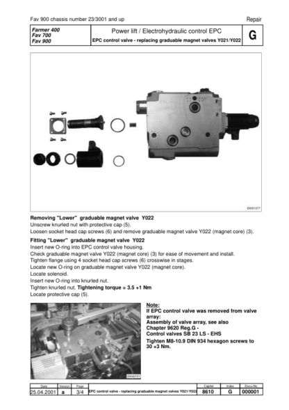Fendt Favorit 916 920 924 926 Vario Tractors Workshop Manual - Image 13