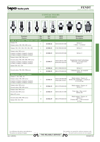 Fendt Tractors Replacement Parts Catalog - Image 16