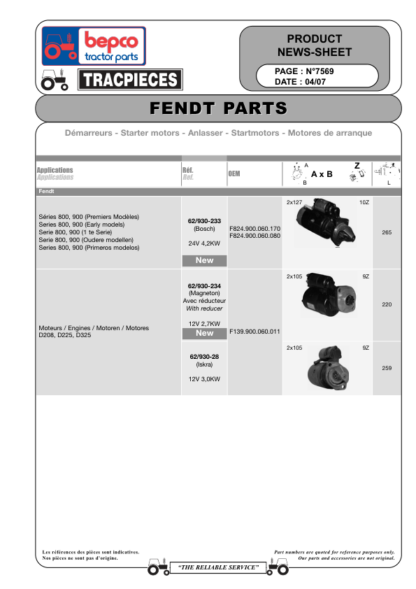 Fendt Tractors Replacement Parts Catalog - Image 8