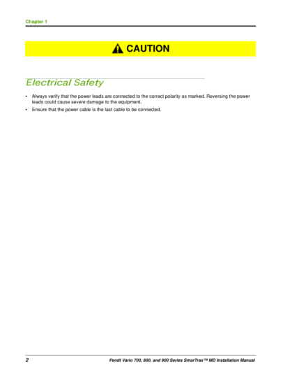 Fendt Vario 700 800 900 Series Tractors SmarTrax MD Installation Manual - Image 6