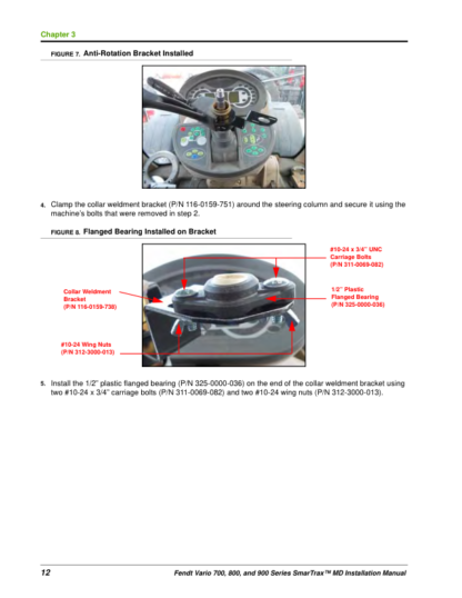 Fendt Vario 700 800 900 Series Tractors SmarTrax MD Installation Manual - Image 9