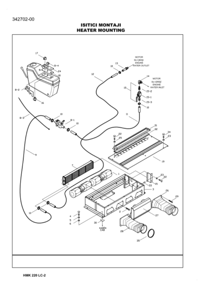Hidromek 220LC Excavator Parts Catalog - Image 3