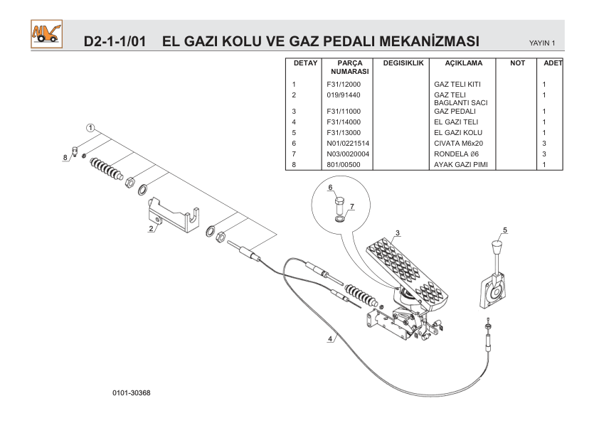 Hidromek HMK 101S Parts Catalogue - Image 13